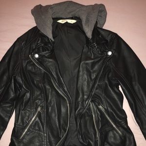 Faux leather jacket